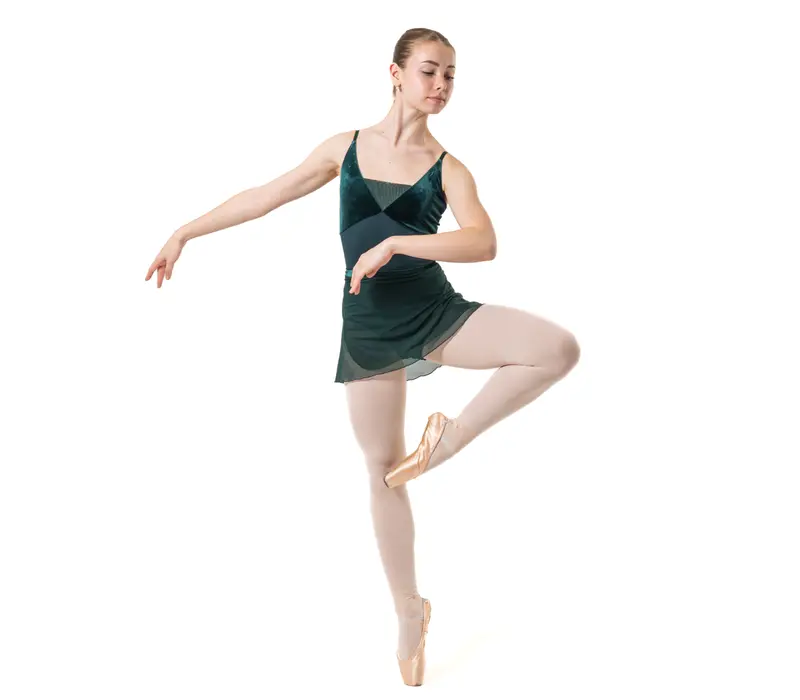 Capezio baletní dámská suknénka - Zelená - dark green