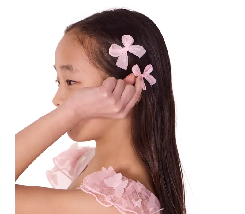 Capezio Petite Barrette Set, set sponek do vlasů - Růžová Capezio