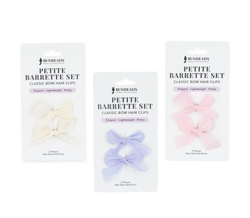 Capezio Petite Barrette Set, set sponek do vlasů - Krémová