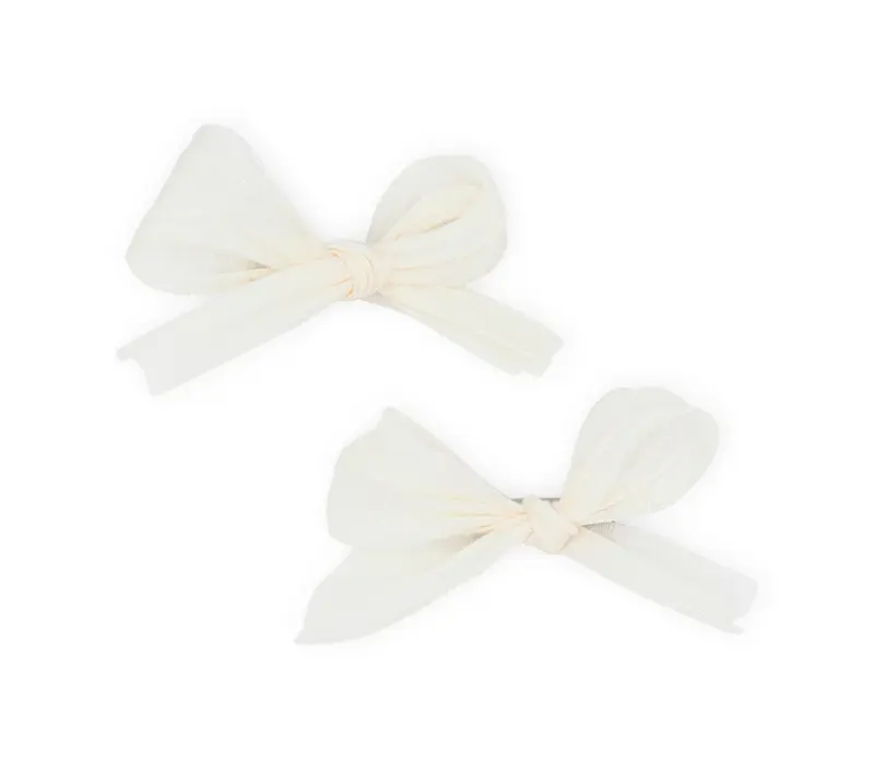 Capezio Petite Barrette Set, set sponek do vlasů - Krémová