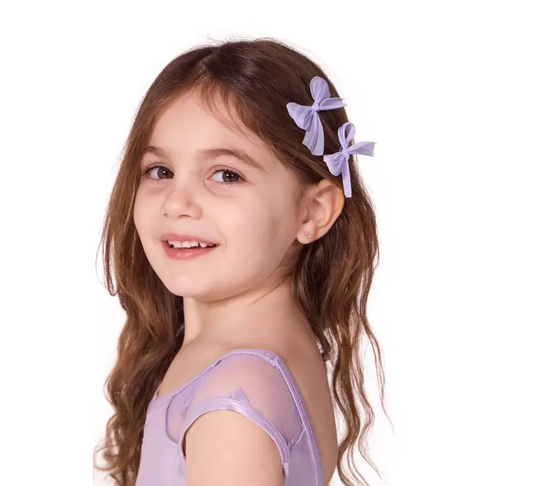 Capezio Petite Barrette Set, set sponek do vlasů - Fialová lavender Capezio