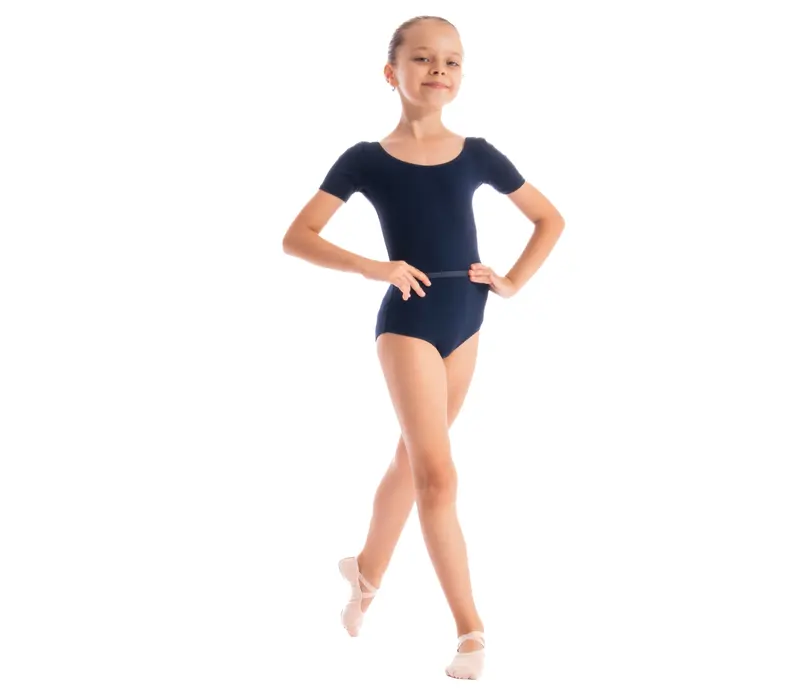 Capezio, dětský dres s krátkým rukávem - Modrá - jet blue