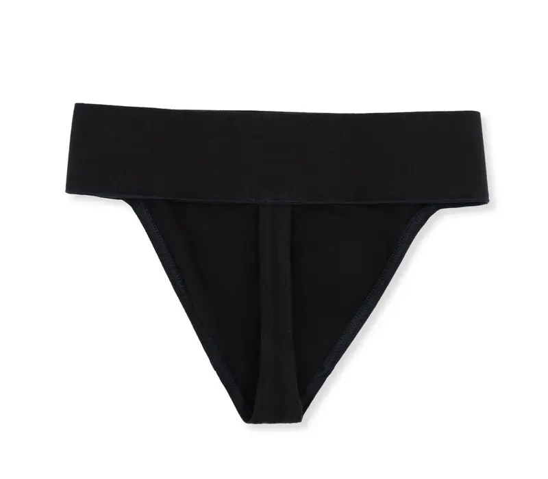 Capezio Self Lined Thong Dance belt, pánský suspenzor - Černá Capezio Self Lined Thong Dance belt, pánský suspenzor - Černá