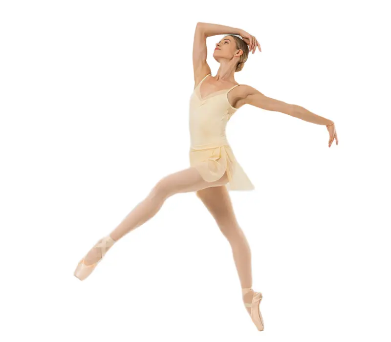 Capezio Sentimental Skirt, dámská sukně - Světle žlutá - Butter Capezio