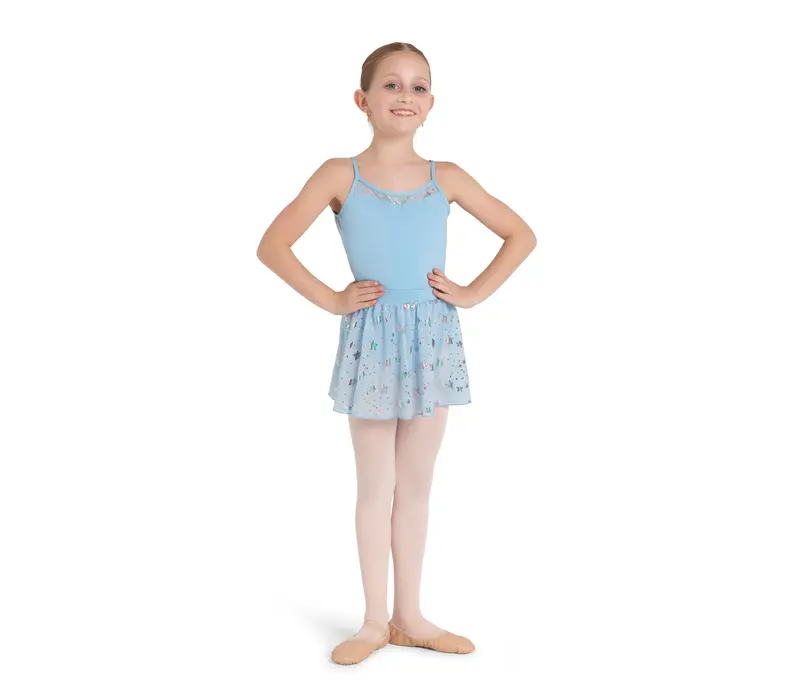Capezio Star, dívčí sukýnka - Modrá světle Capezio
