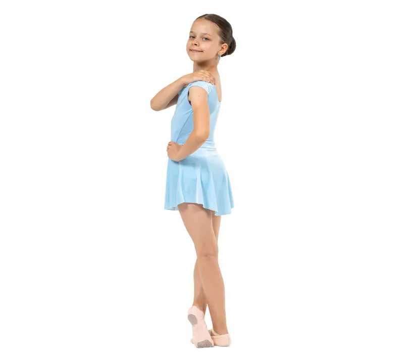 Capezio Simone skirt, dívčí sukně - Modrá světle Capezio