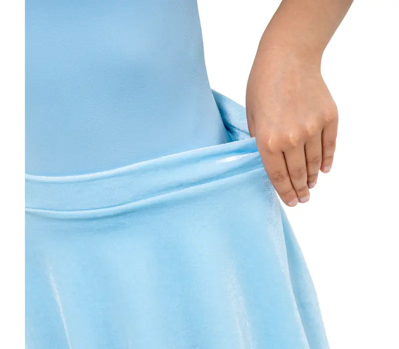 Capezio Simone skirt, dívčí sukně - Modrá světle Capezio