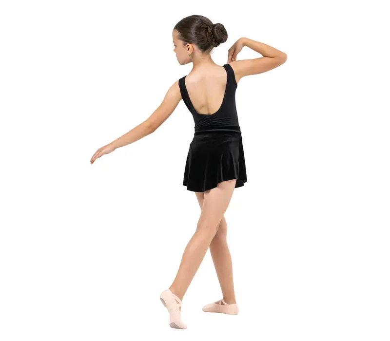 Capezio Simone skirt, dívčí sukně - Černá