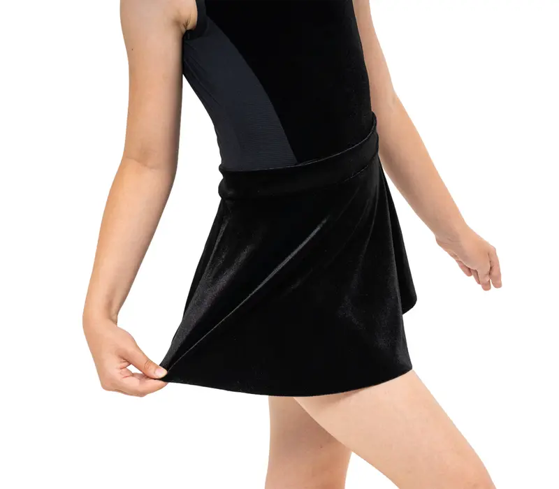 Capezio Simone skirt, dívčí sukně - Černá