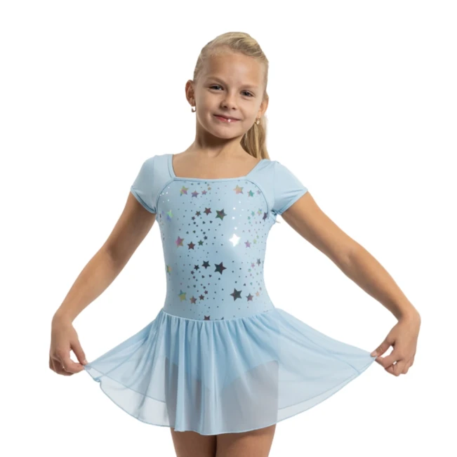 Capezio Star Struck, dívčí dres se sukýnkou Capezio Star Struck, dívčí dres se sukýnkou