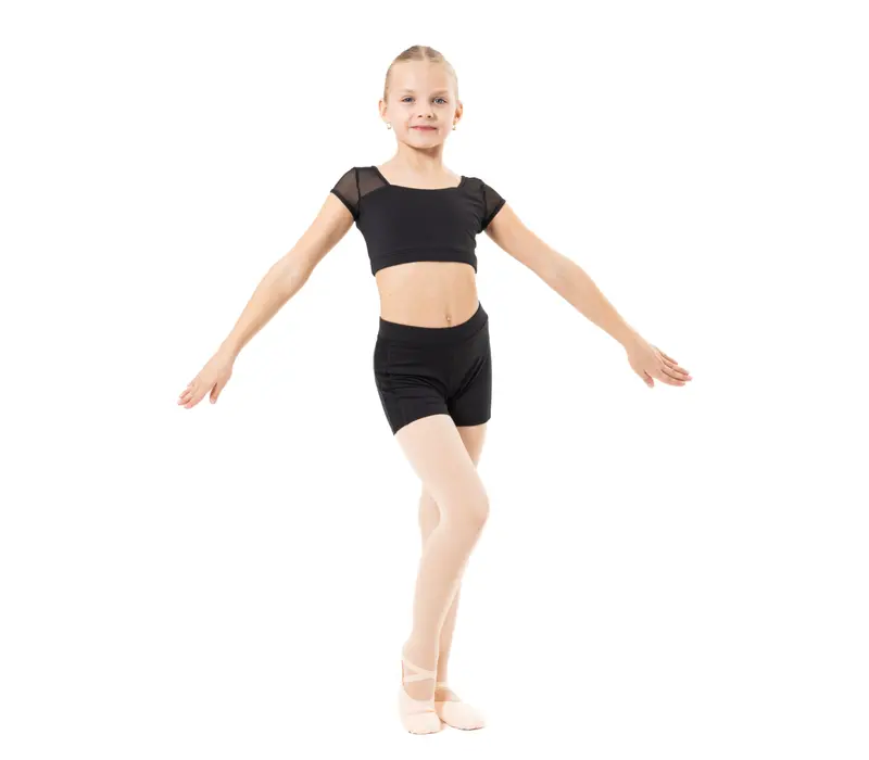 Capezio Star short, dětské šortky - Černá