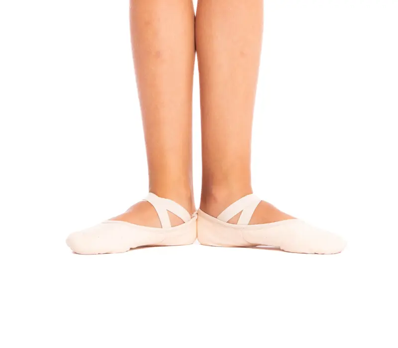 Capezio Stella, dětské plátěné cvičky - Růžová balet Capezio