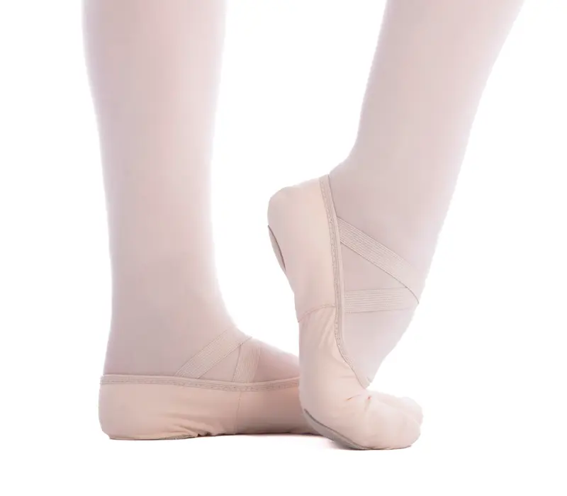 Capezio Stella, dámské plátěné cvičky - Růžová balet Capezio