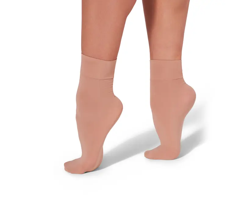 Capezio Tight Sock BG100, univerzální ponožky - Hnědá caramel Capezio