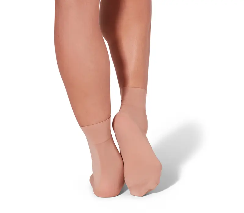 Capezio Tight Sock BG100, univerzální ponožky - Hnědá caramel Capezio