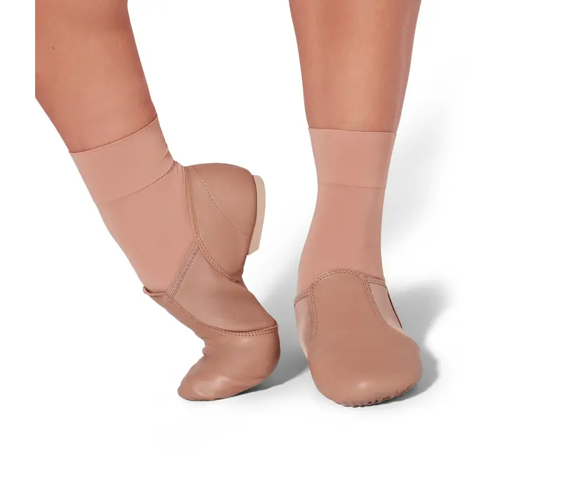 Capezio Tight Sock BG100, univerzální ponožky - Hnědá caramel Capezio