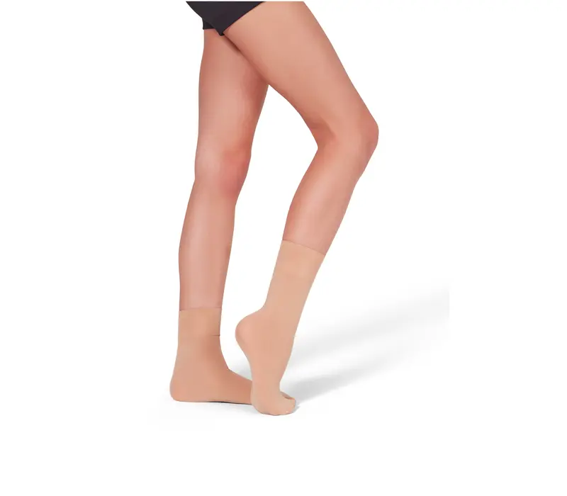 Capezio Tight Sock, dětské ponožky - Hnědá caramel Capezio