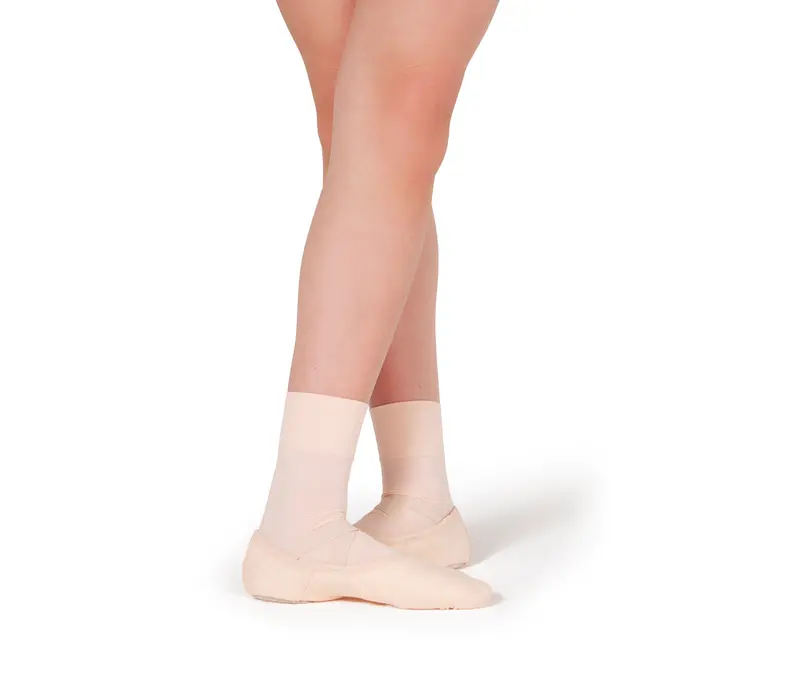 Capezio Tight Sock, dětské ponožky - Hnědá caramel Capezio