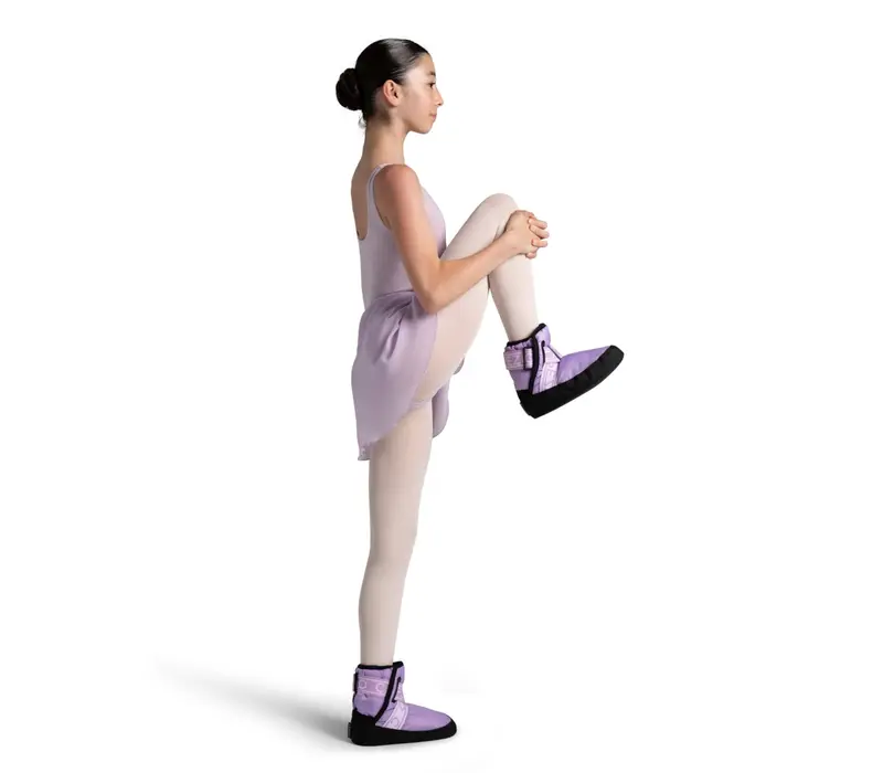 Capezio Varsity Bootie, dětská zahřívací obuv Capezio Varsity Bootie, dětská zahřívací obuv - Fialová - lavender