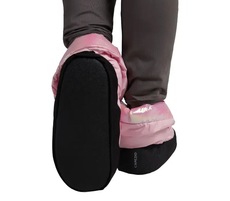 Capezio Mini Glam Warmup booties, zahřívací obuv - Metlická světle růžová Capezio Mini Glam Warmup booties, zahřívací obuv - Metlická světle růžová