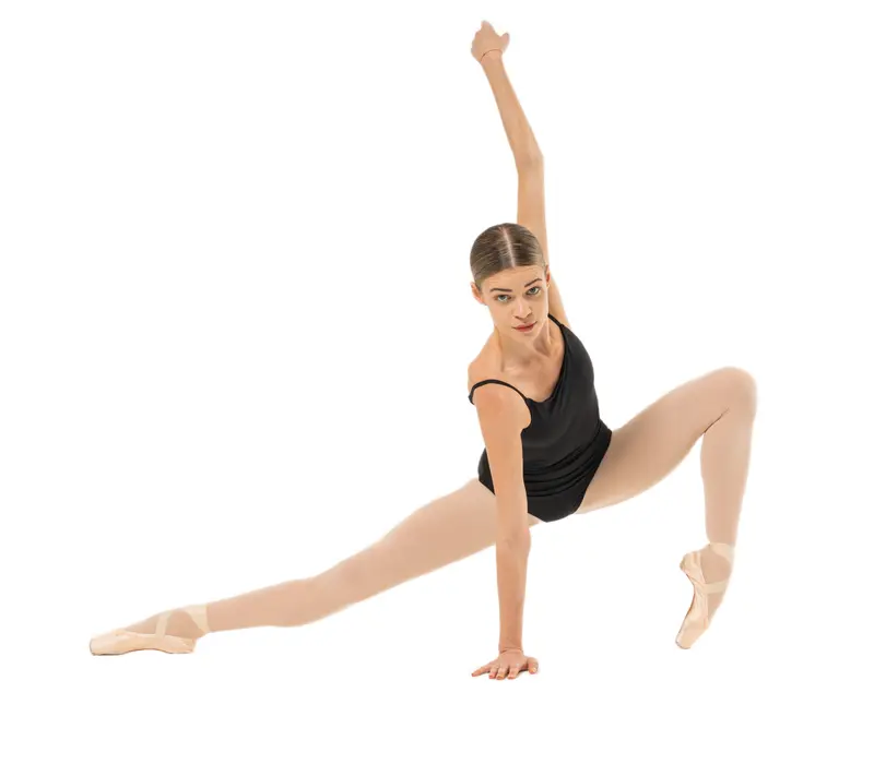 Capezio Wistful Camisole Leotard - dámský dres s jemným záhybem - Černá