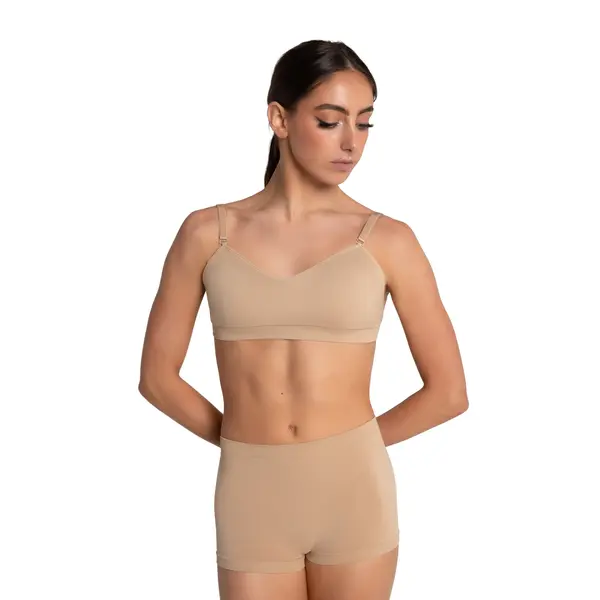 Capezio Seamless sweatheart bandeau bra, dámská podprsenka