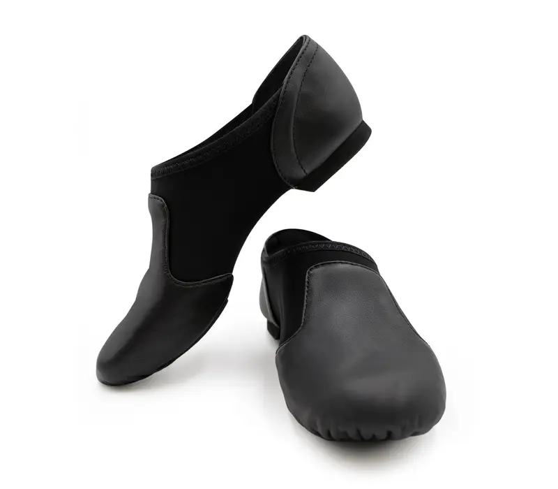 Capezio Glove jazz shoe, dámské jazzovky s ergonomickým tvarem - Černá