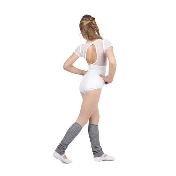 Capezio puff sleeve keyhole back leotards, dětský dres