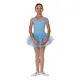 Capezio Keyhole Back Tutu Dress, dětský dres s tutu sukýnkou - Modrá světle Capezio