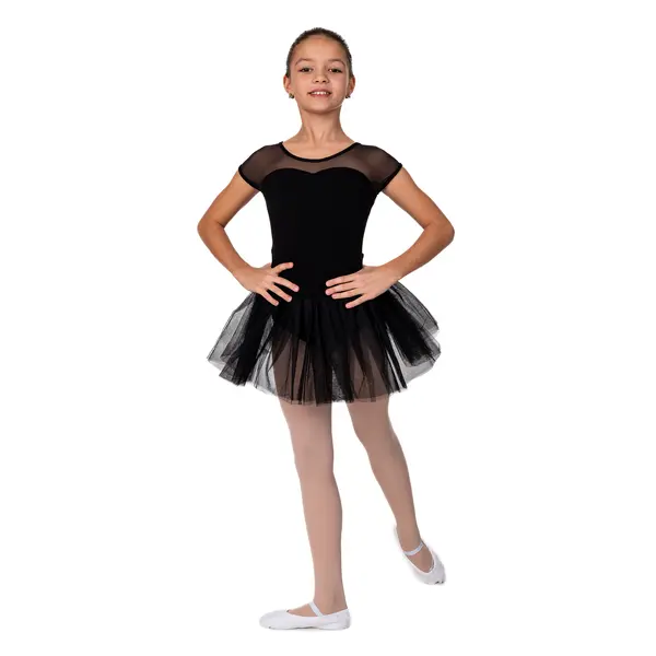 Capezio Keyhole Back Tutu Dress, dětský dres s tutu sukýnkou