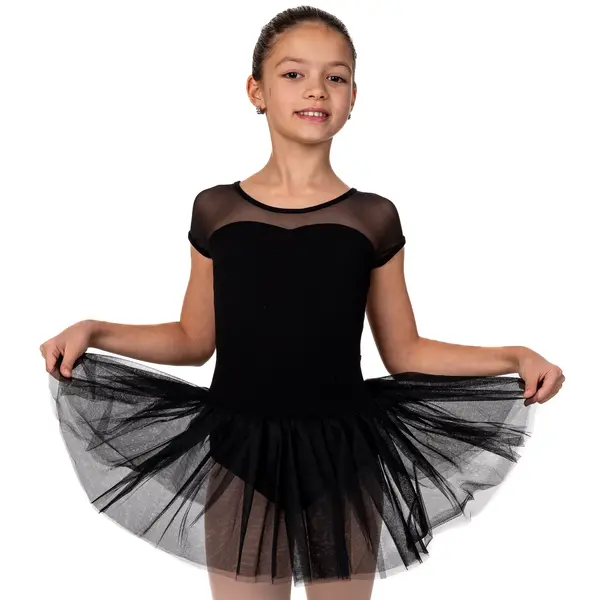 Capezio Keyhole Back Tutu Dress, dětský dres s tutu sukýnkou