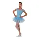 Capezio Keyhole Back Tutu Dress, dětský dres s tutu sukýnkou - Modrá světle Capezio