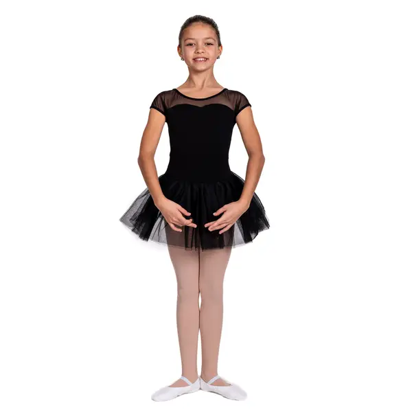 Capezio Keyhole Back Tutu Dress, dětský dres s tutu sukýnkou