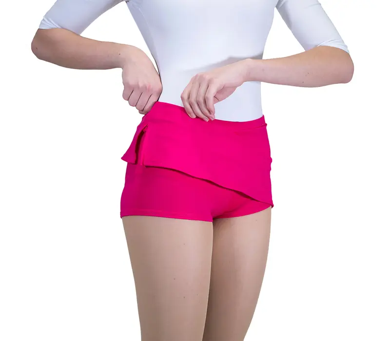 Capezio, sukně s krátkými kalhotami - Růžová cherry Capezio