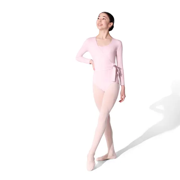 Capezio Essentials Wrap Top, dívčí top na zavazování