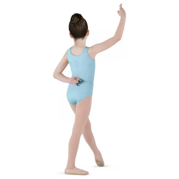 Bloch Dynamic, dětský dres na široká ramínka - Modrá pastelová Bloch