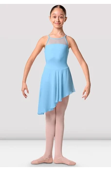 Eurika, dívčí šaty s asymetrickou sukýnkou