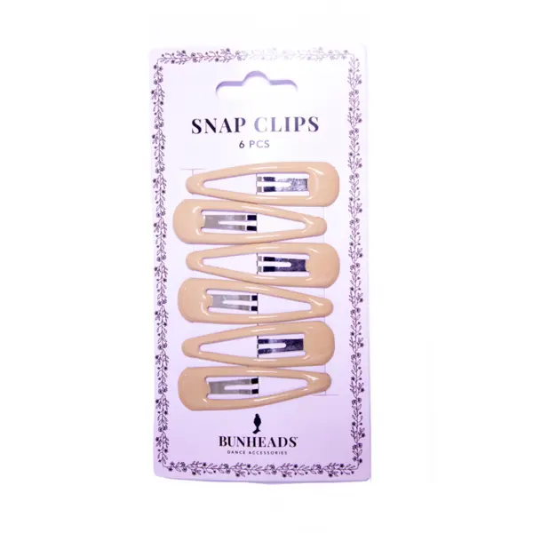 Capezio Bunheads snap clips, sponky do vlasů