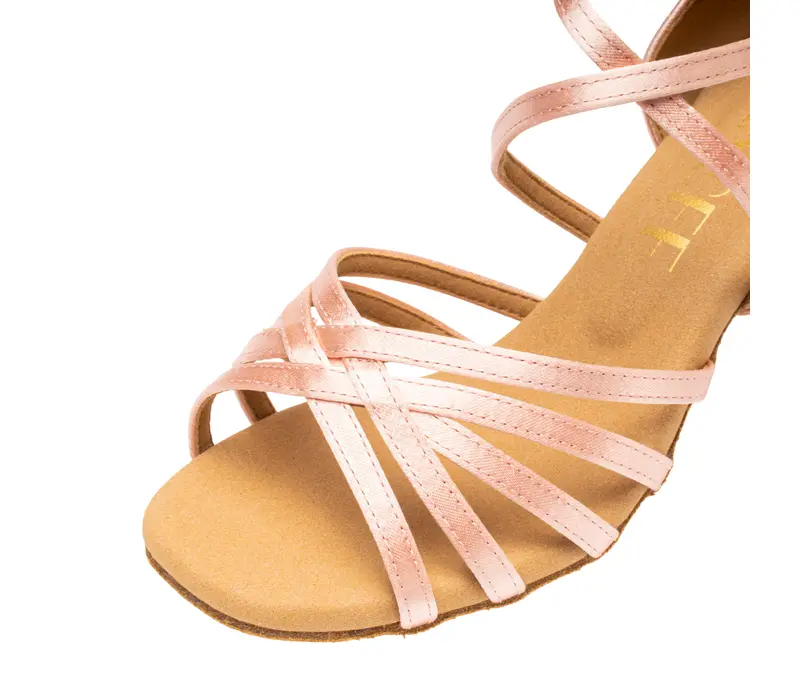 Dancee Dia, dámské latinky - Flesh satin WJ