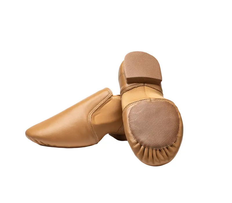 Dancee jazz slip on, dámské jazzovky - Tělová - tan