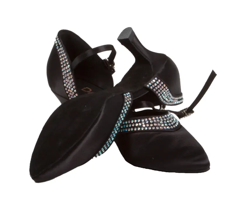 Dancee Grace, dámské společenské taneční boty - Černá