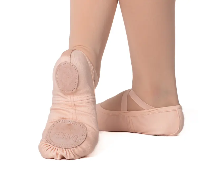 Dancee Pro stretch, dámské elastické baletní cvičky - Růžová - pink