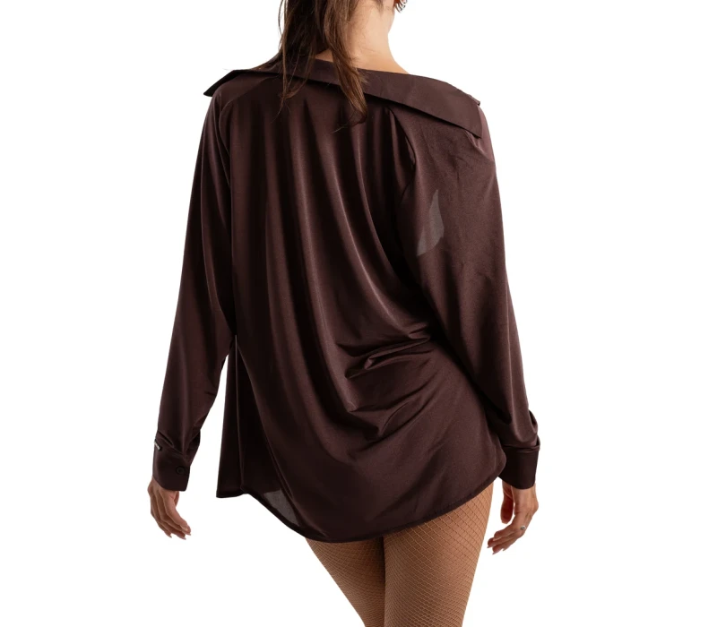 Grand Prix Tyla, košile pro dámy - Hnědá - Luxury brown GP