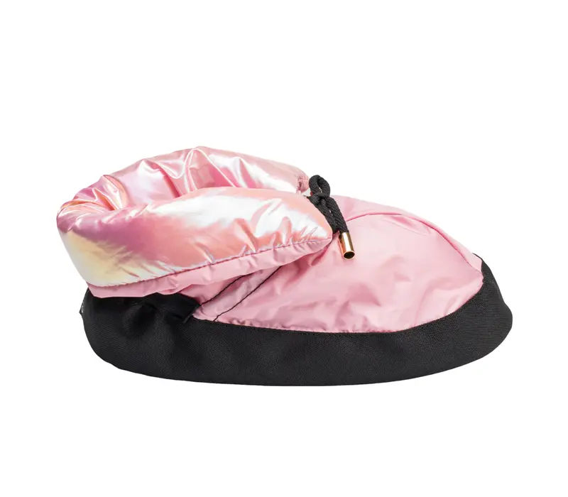 Capezio Ballroom booties, zahřívací obuv - Metlická světle růžová