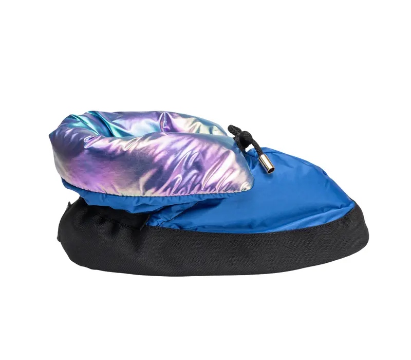 Capezio Mini Glam Warmup booties, zahřívací obuv - Metalic dúha