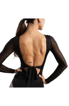 Jadore mesh, dámské body s přiléhavými rukávy
