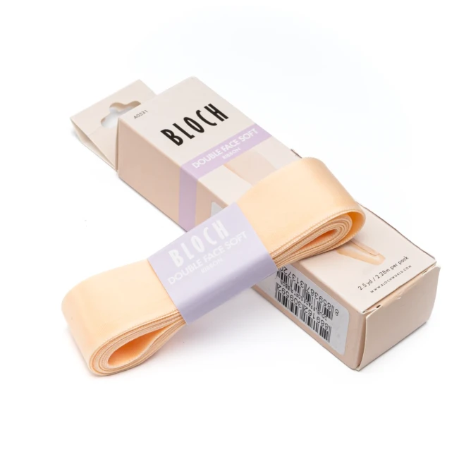 Bloch Double Face Soft Ribbon, oboustranné saténové stužky Bloch Double Face Soft Ribbon, oboustranné saténové stužky