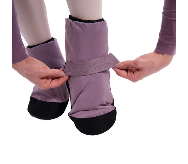 GP Warm up Lesson booties, taneční obuv na zahřátí GP Warm up Lesson booties, taneční obuv na zahřátí - Fialová - Vintage violet GP