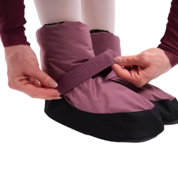 GP Warm up Lesson booties, taneční obuv na zahřátí - Fialová - Italian plum GP