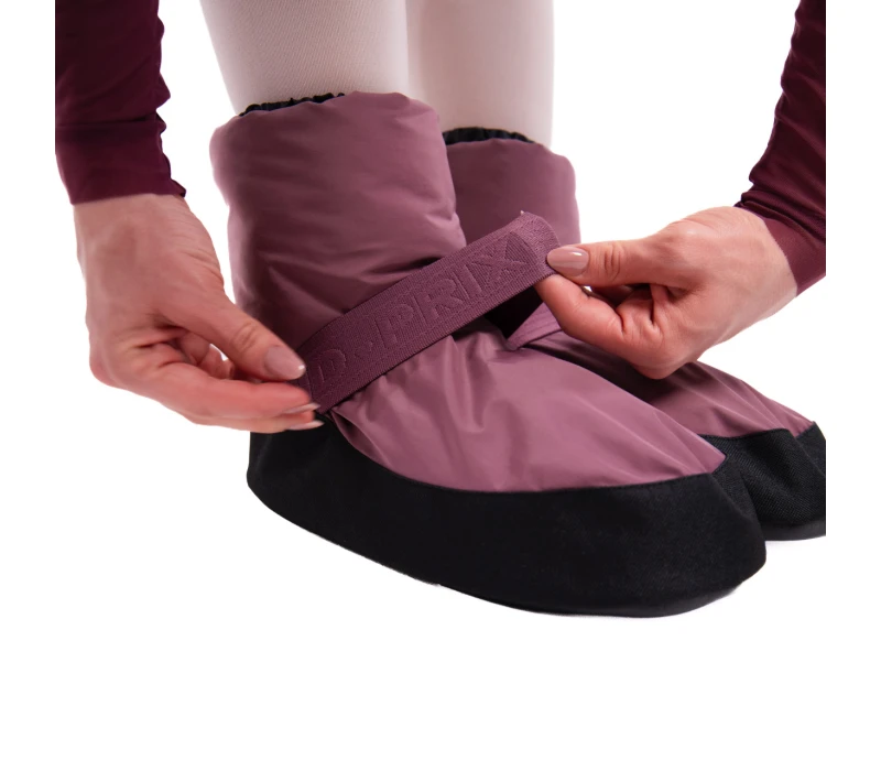 GP Warm up Lesson booties, taneční obuv na zahřátí - Fialová - Italian plum GP